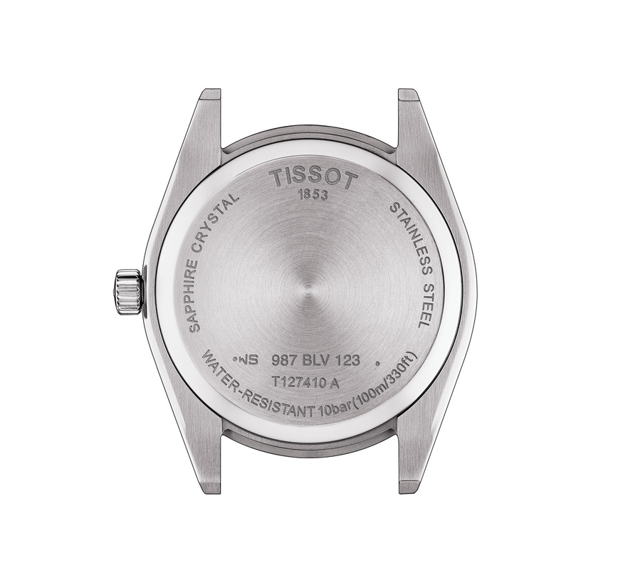 Tissot T127.410.11.041.00 Tissot Gentleman 40 blå bakboett