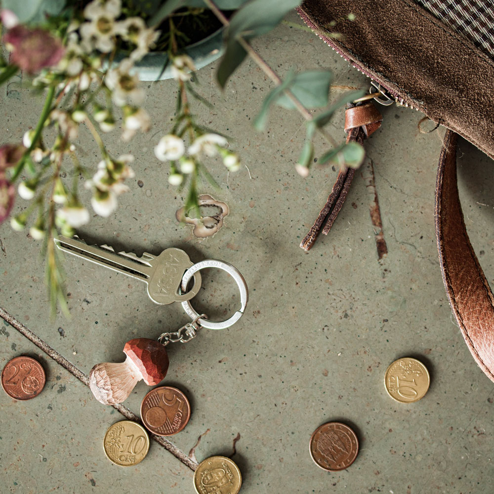 Porte Clés Champignon Au Crochet 3