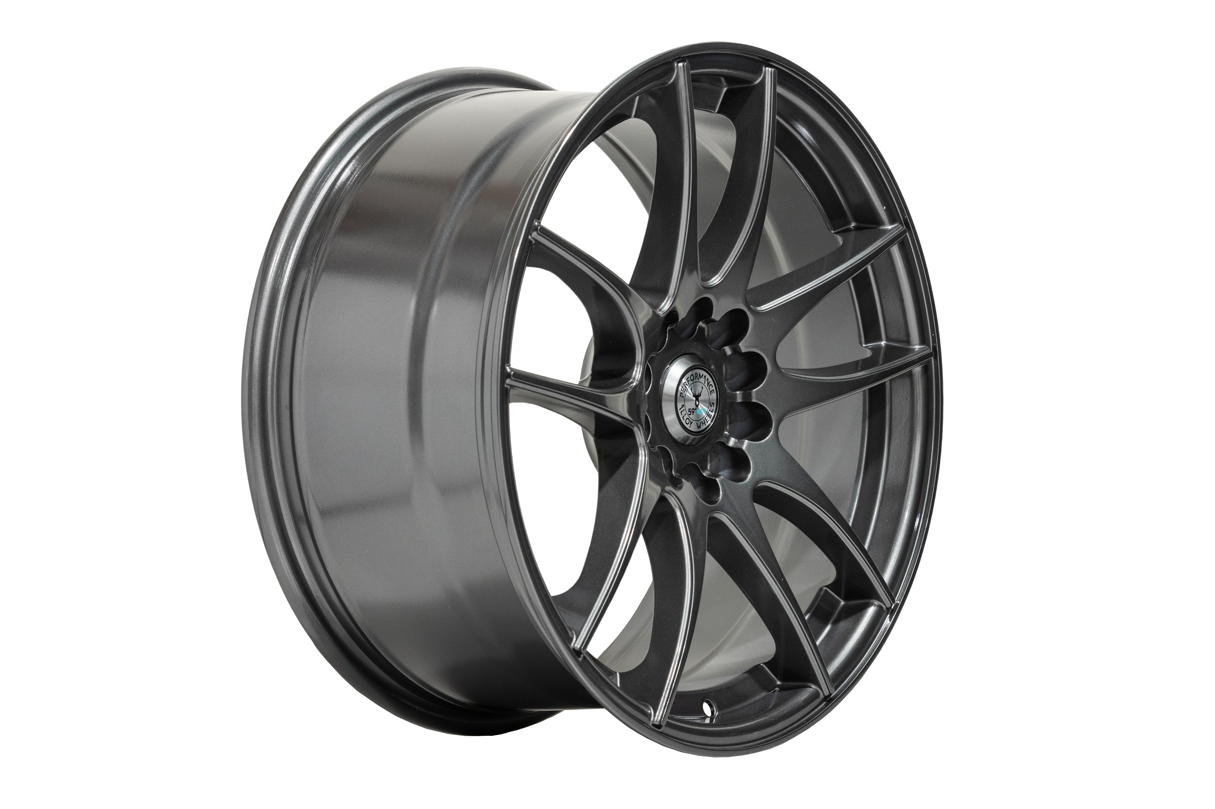 59°North Wheels D-001 8,5x18" ET35 5x114/5x120 Gunmetal - 3