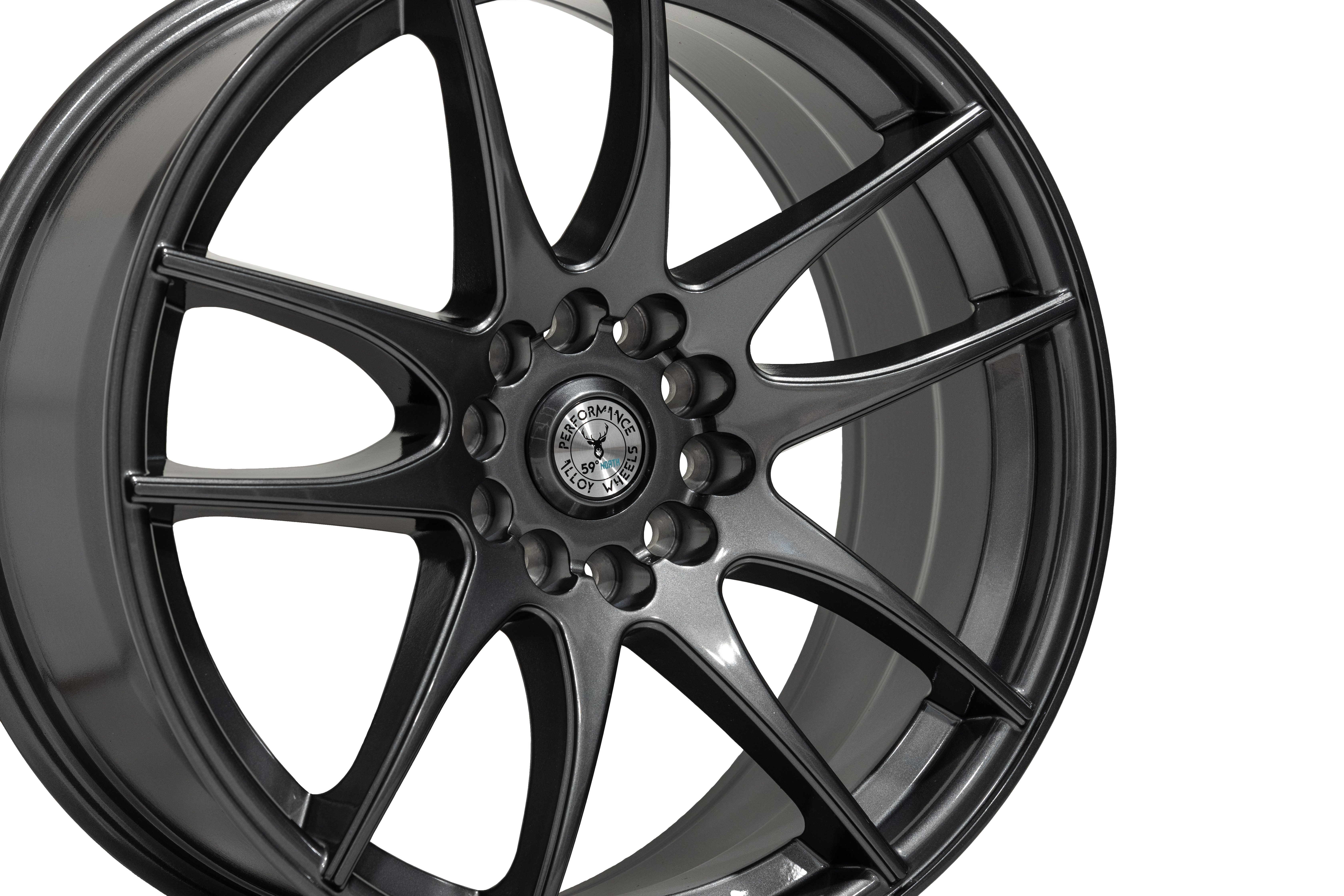 59°North Wheels D-001 8,5x18" ET35 5x114/5x120 Gunmetal - 2