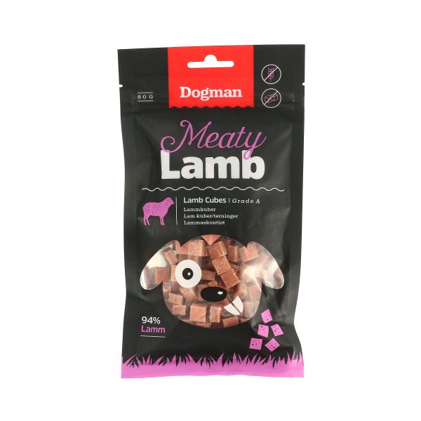 Dogman Kuber Av Lamm 80 Gram 