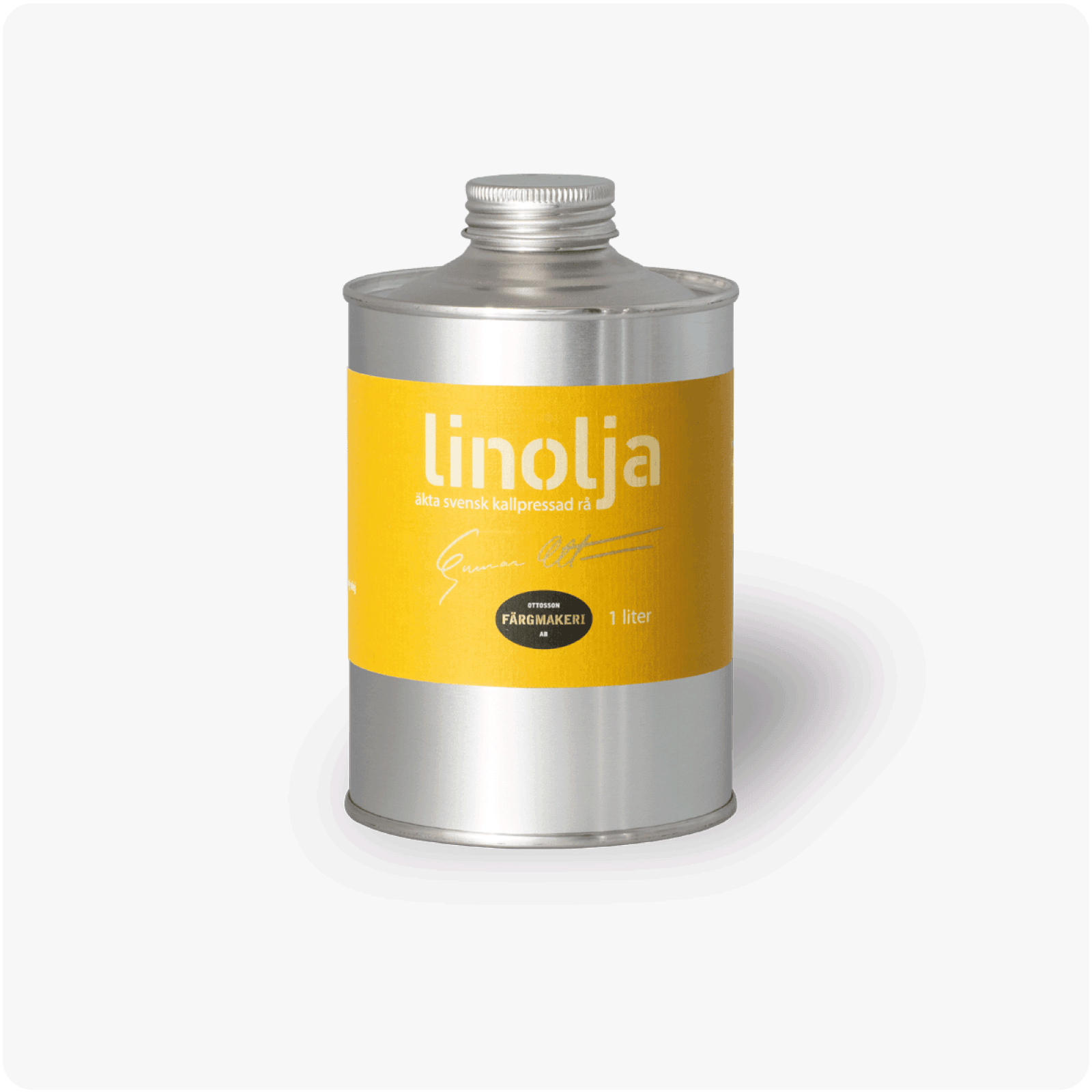 RÅ LINOLJA 0.5 L, svensk kallpressad