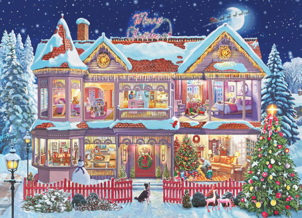 Getting ready for Christmas 1000 Bitar Eurographics Puzzle