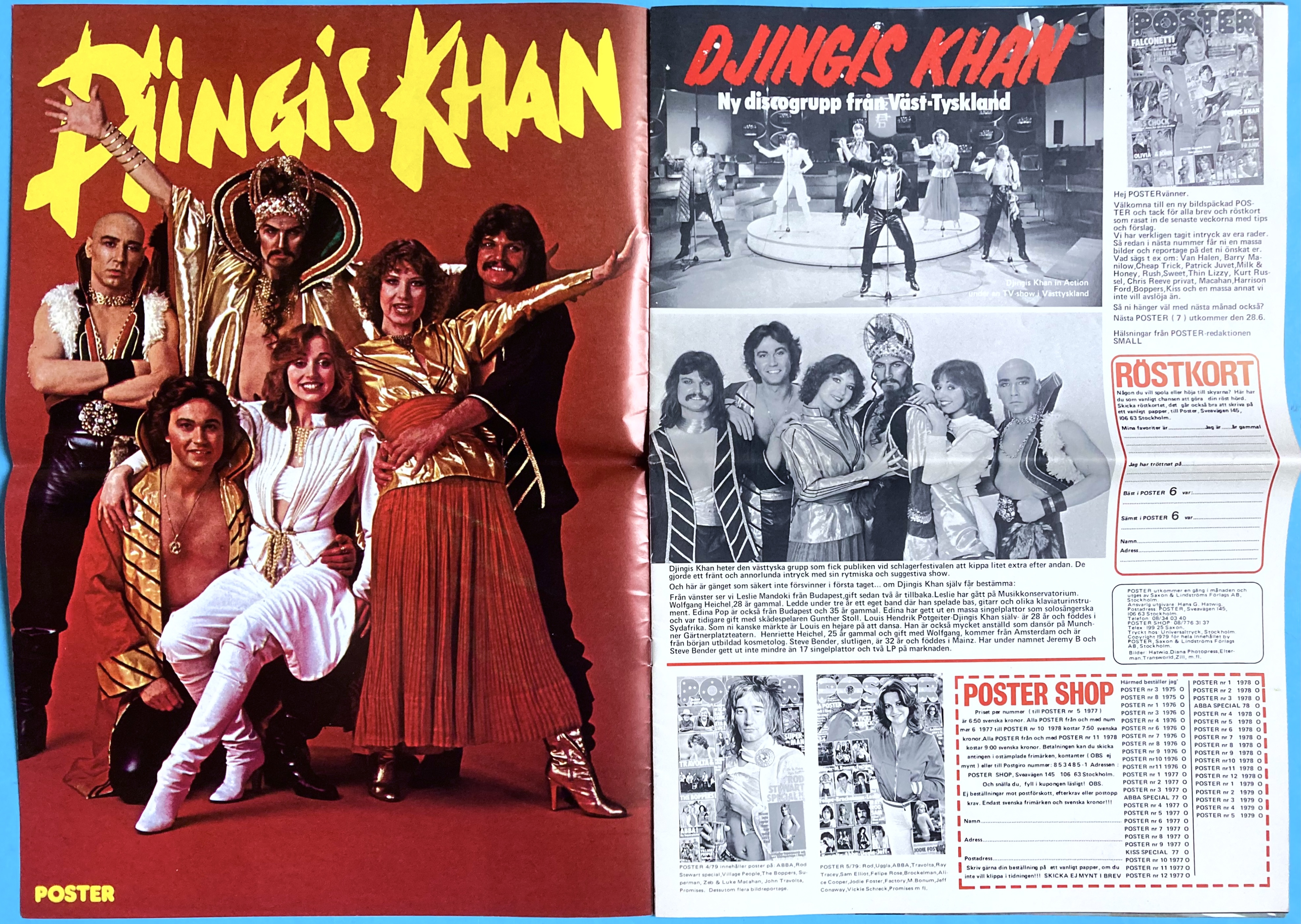 TIDNINGEN POSTER - Nr 6 1979 - BRUCE BOXLEITNER / Macahans omslag - 4