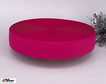 40 mm bred resår - Fuchsia 