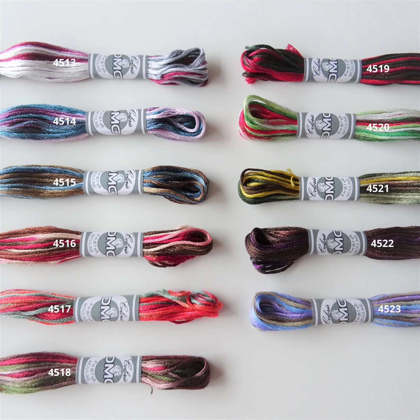 DMC Moulinegarn Coloris som skiftar i färg! - 3
