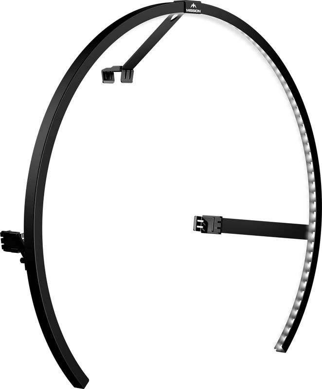Mission Torus 270 USB-C Dartboard Lighting  Black - 4