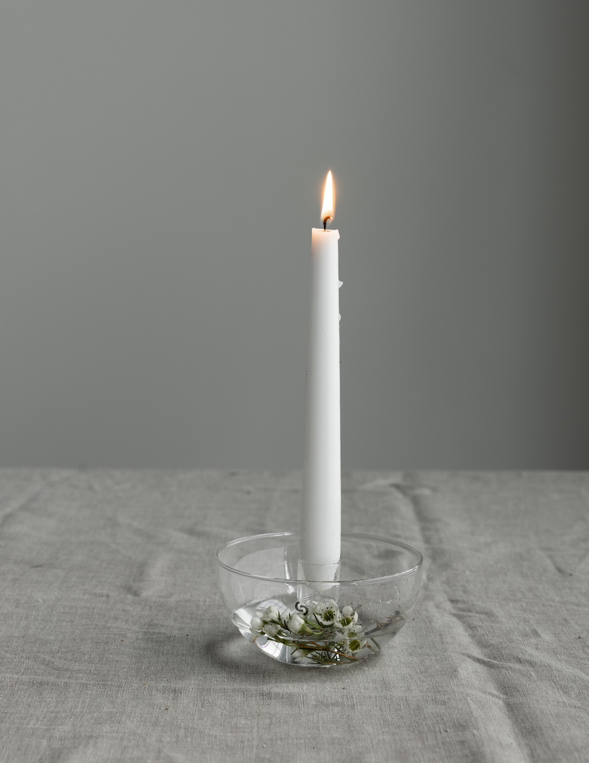 Sevalla - Ljusstake - Glas- Ljusskål - Kronljus - 6