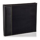 Pioneer 12x12 Sewn Faux Suede  3-Ring Cover Album - Black
