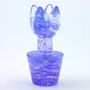 Ulrica Hydman Vallien (Flower Power 2007) Purple Tulip Sculpture 17 cm