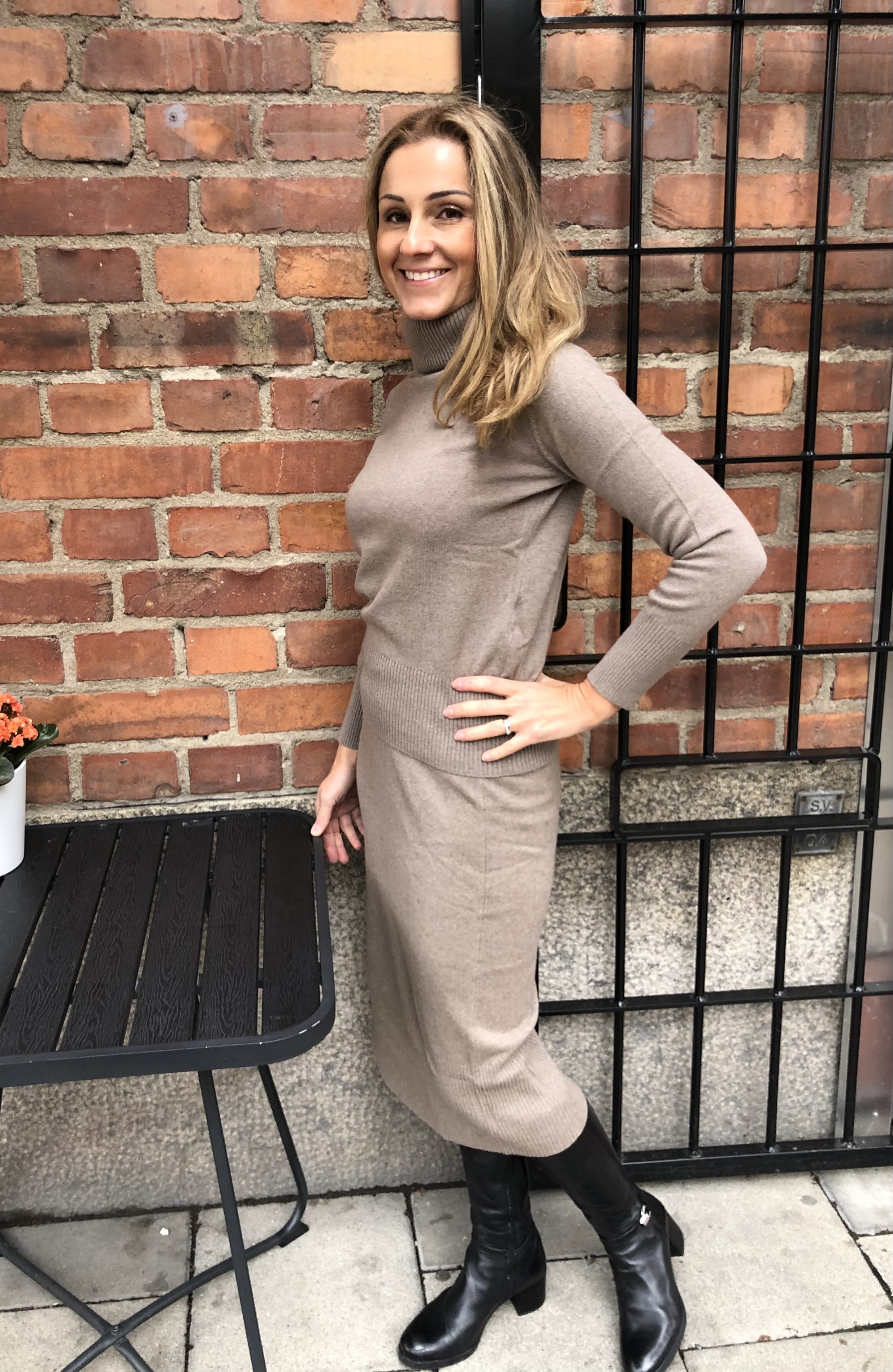 Cashmere kjol lång  - 3