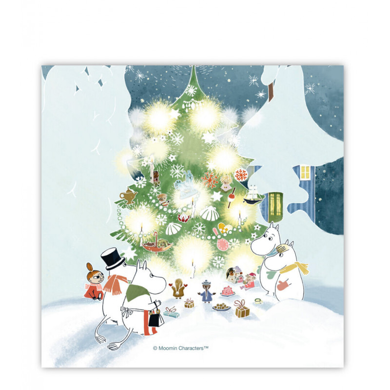 Mumin Servetter - Christmas Tree - 2