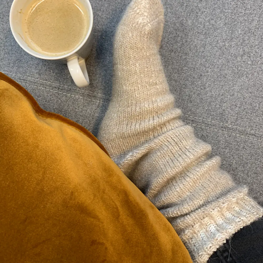 Sokken met alpacawol - 2 paar, zwart en beige - 3