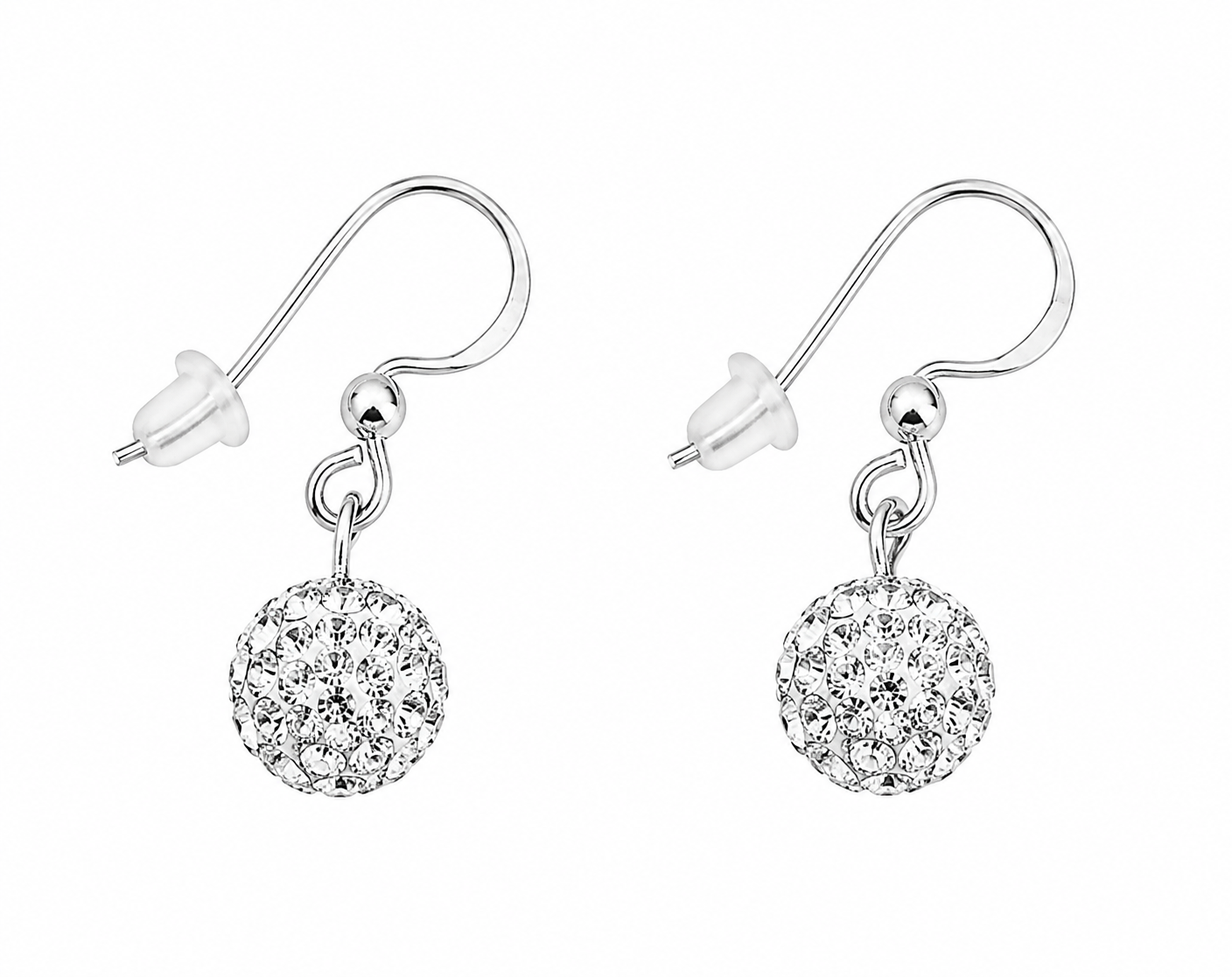 Earrings Crystals Sterling Silver