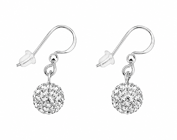 Earrings Crystals Sterling Silver