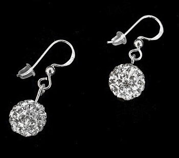 Örhängen kristaller Sterling Silver