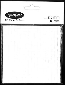 3D kuddar - 2 mm