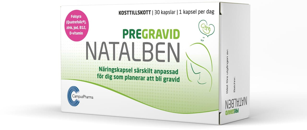 Natalben PreGravid 30 kapslar