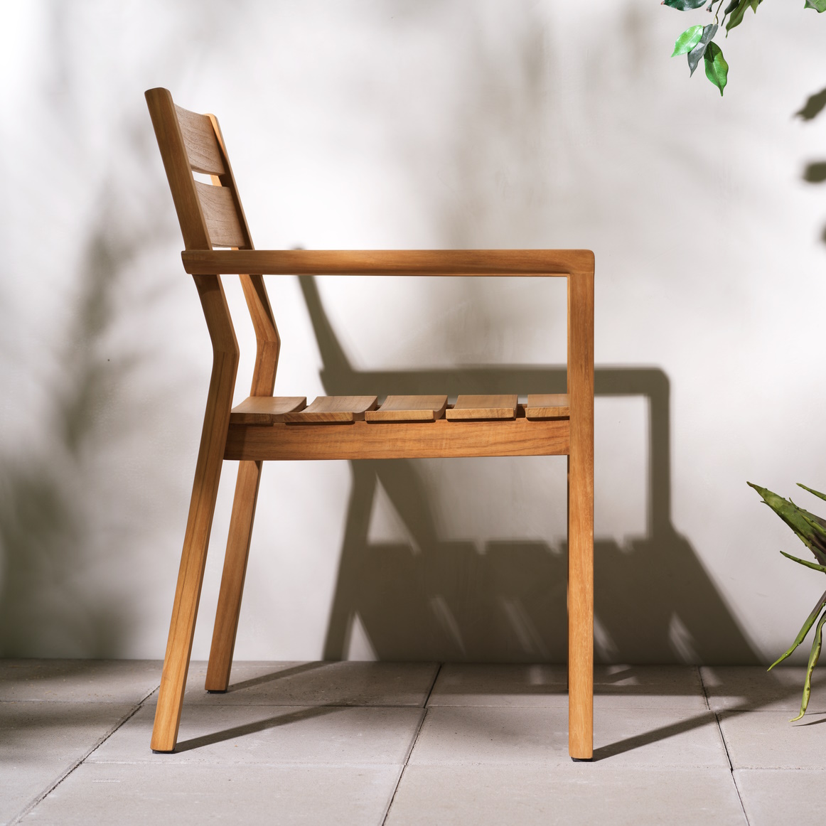 Delia Teak karmstol Brafab - 2