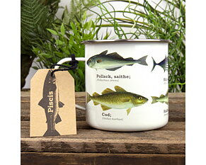 Fish Enamel Mug 500 ml