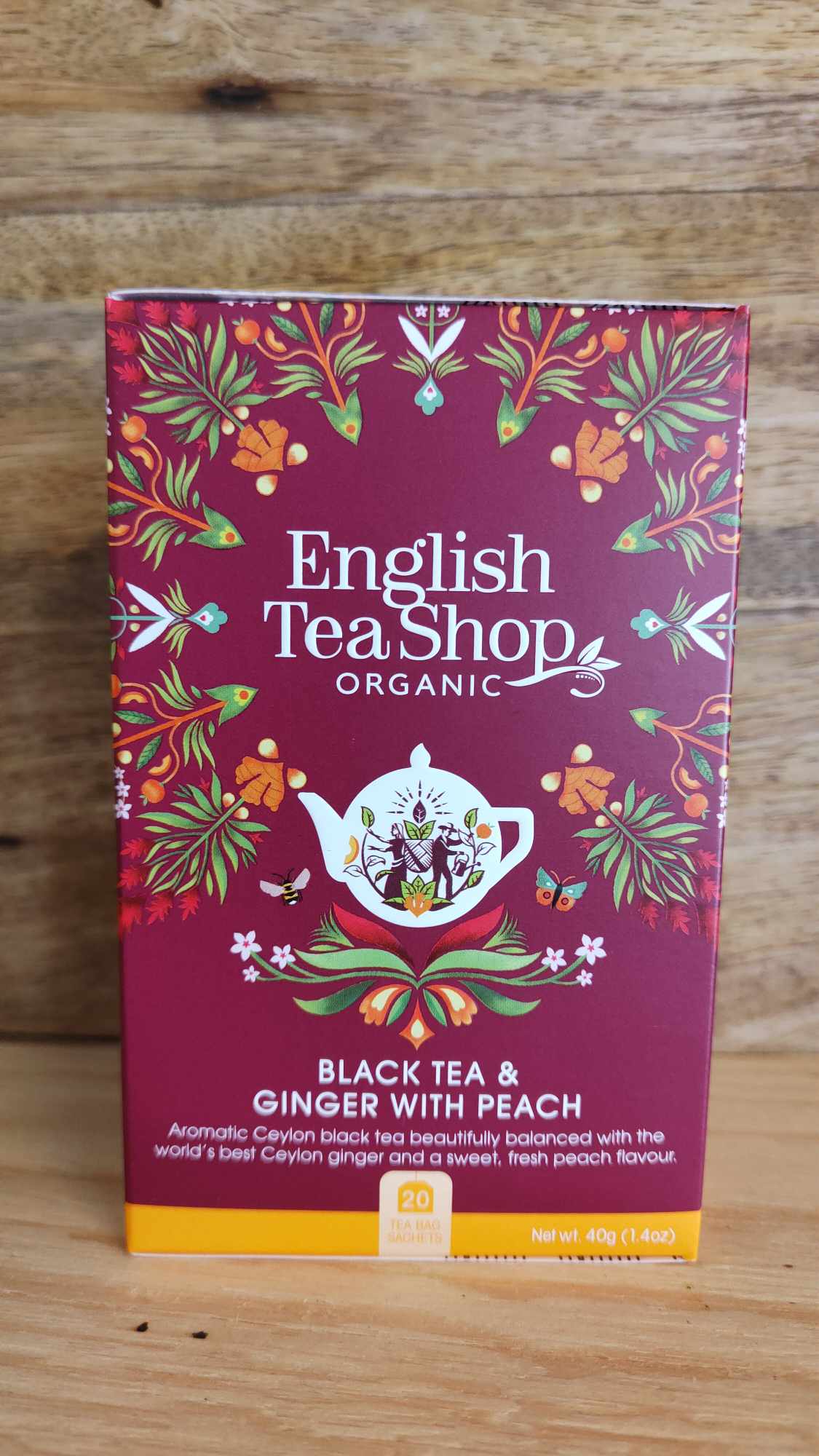 English Tea Shop Black Tea & Ginger With Peach