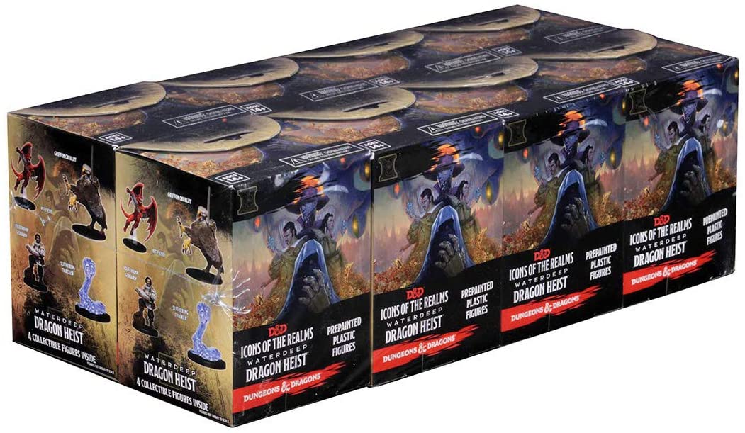 D&D Icons of the Realms Miniatures: Waterdeep Dragon Heist Booster Brick (8)