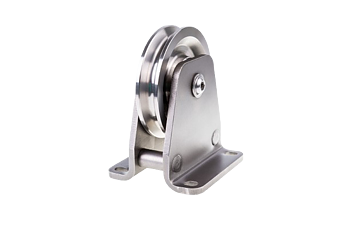 Brytblock rostfritt med kullager Maxlast 1100 kg / Diameter 125 mm