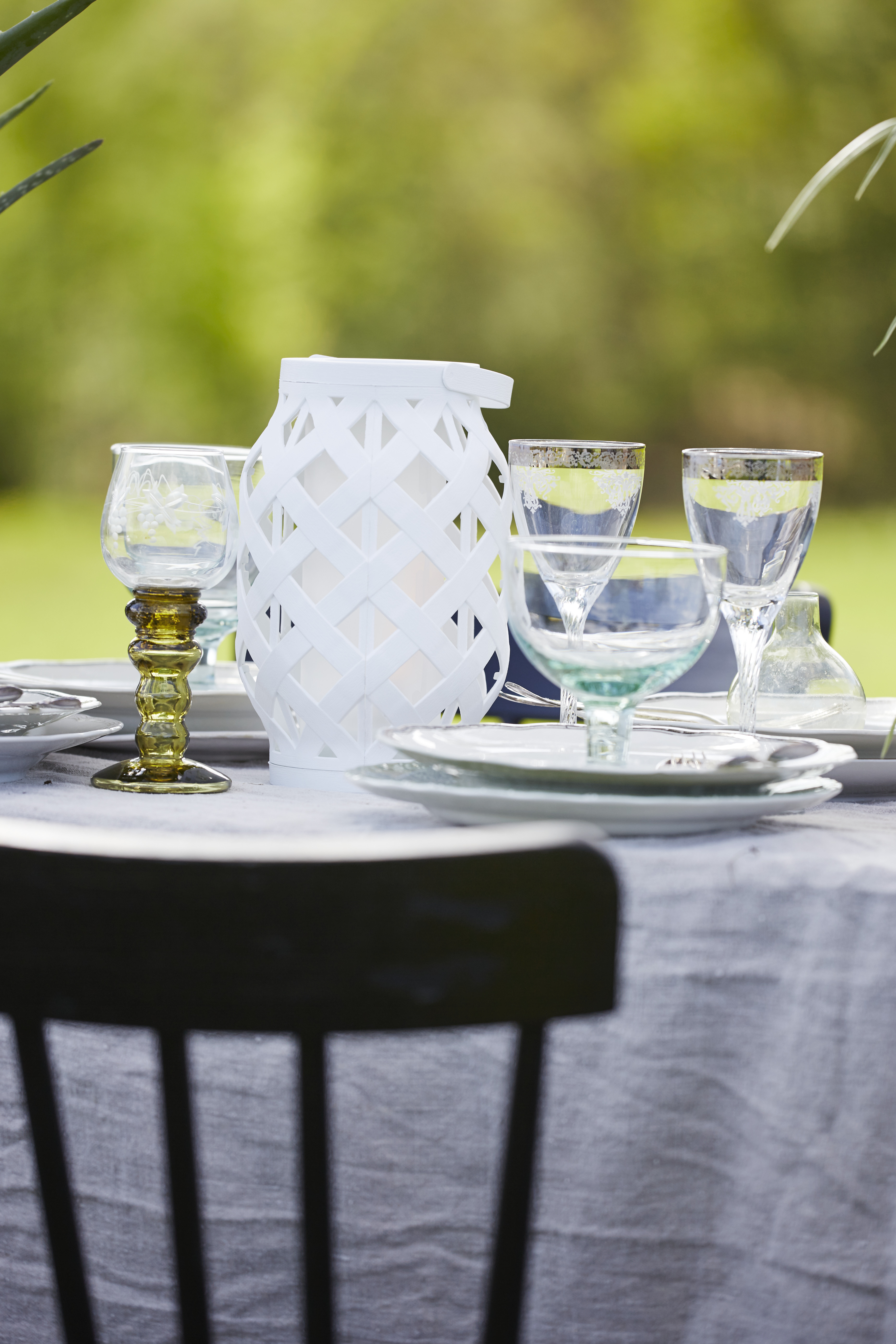 Lantern Flame - White - 23x15 cm - 8