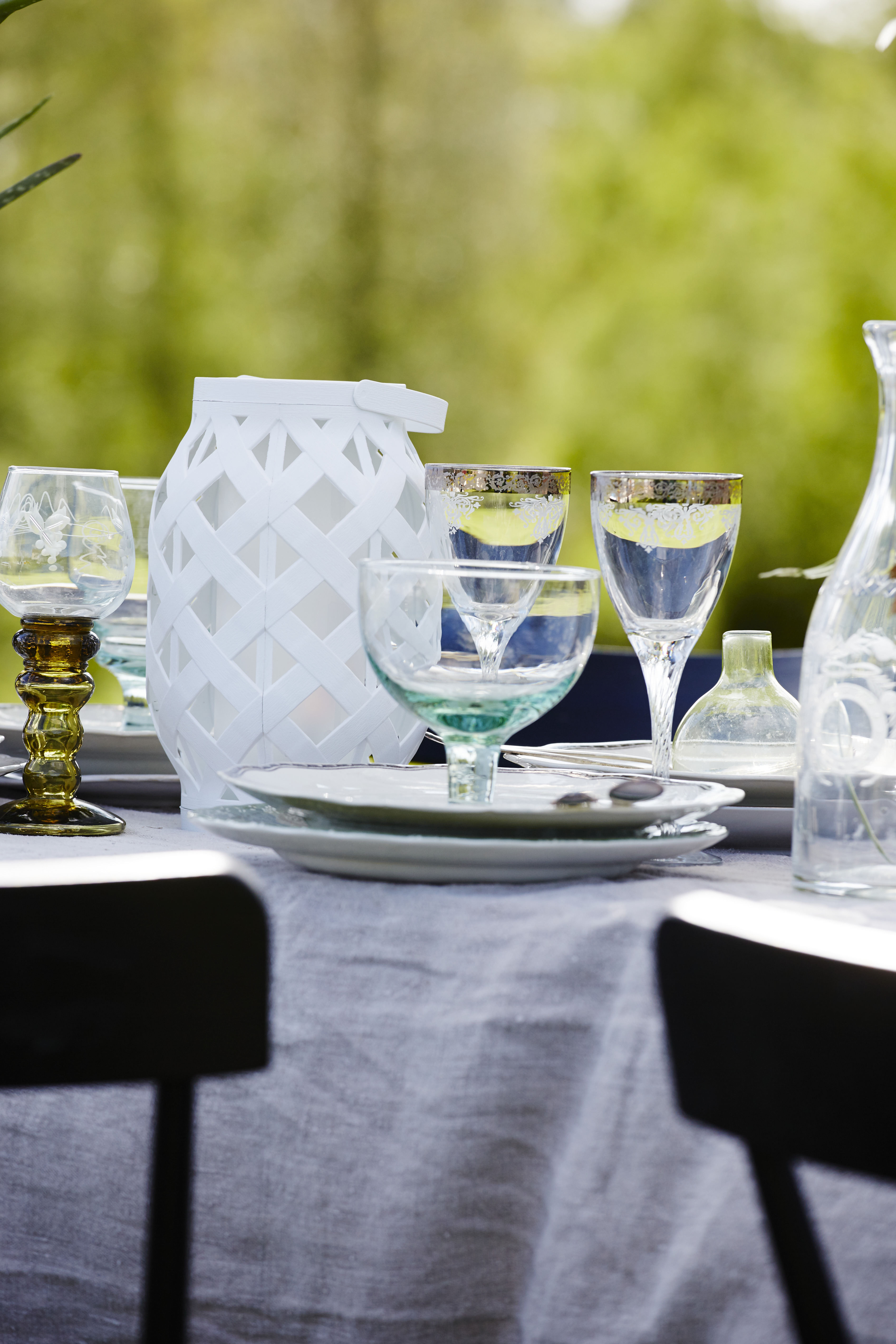 Lantern Flame - White - 23x15 cm - 6