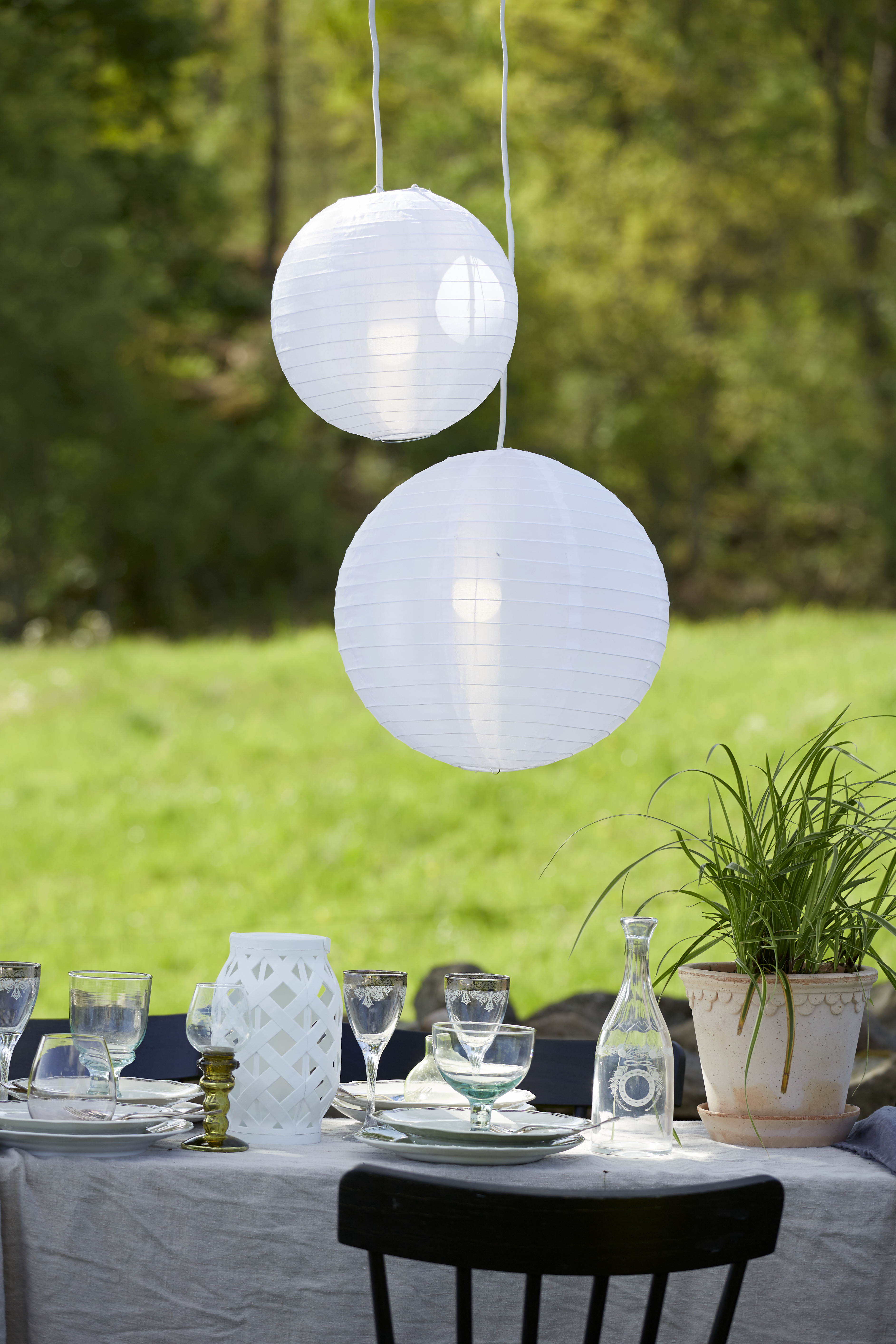 Lantern Flame - White - 23x15 cm - 7