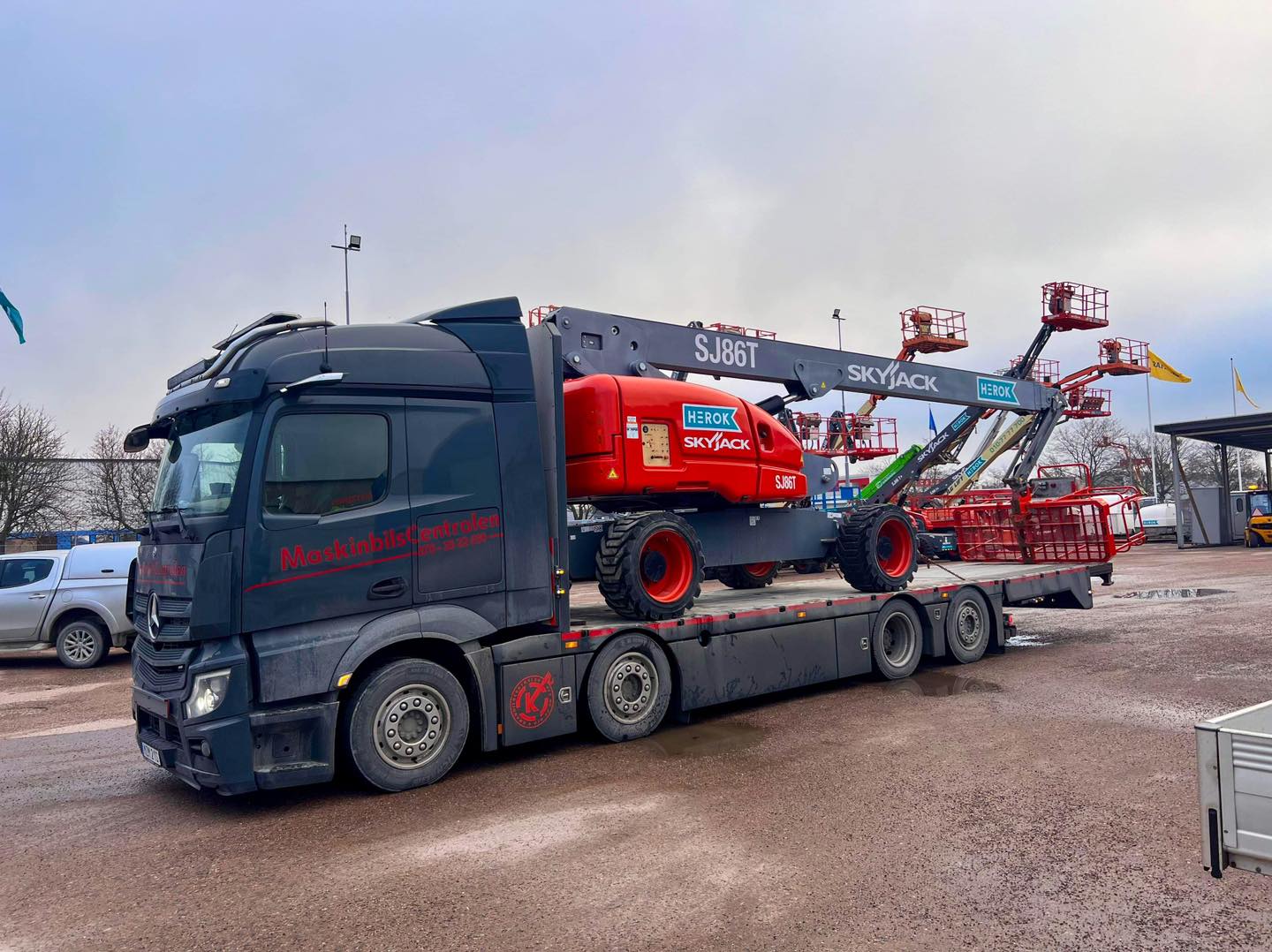 Maskintransport - Maskinbil - 17