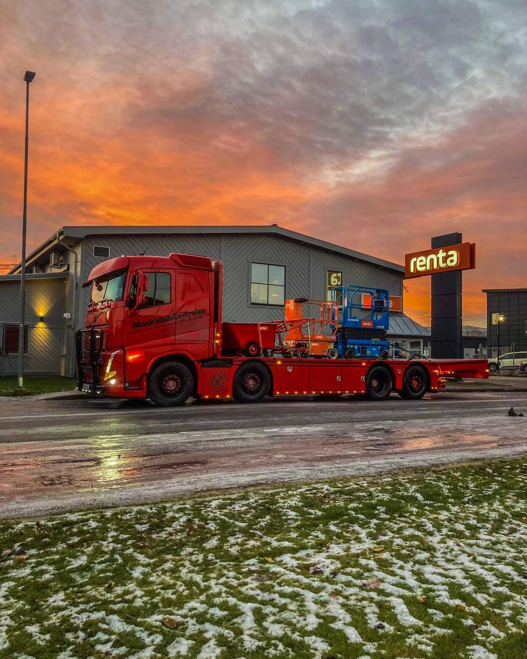 Maskintransport - Maskinbil - 16