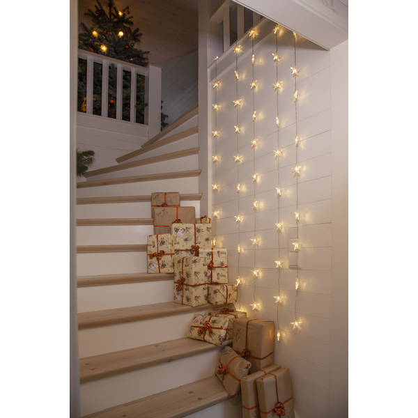 Light curtain with stars - Star curtain - 200x90 cm - 3