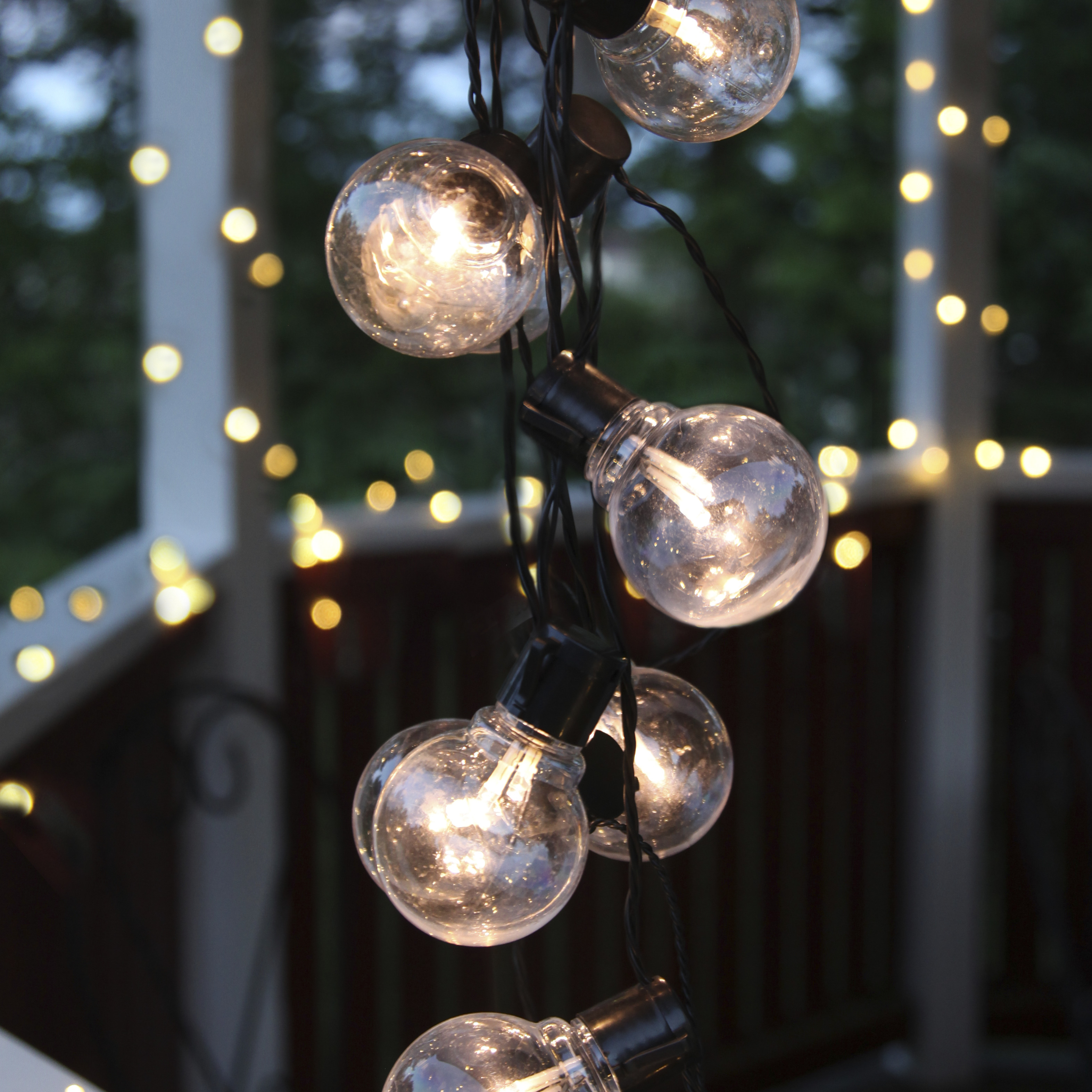 Ljusslinga med glödlampor - Led - 4,5 meter - 2