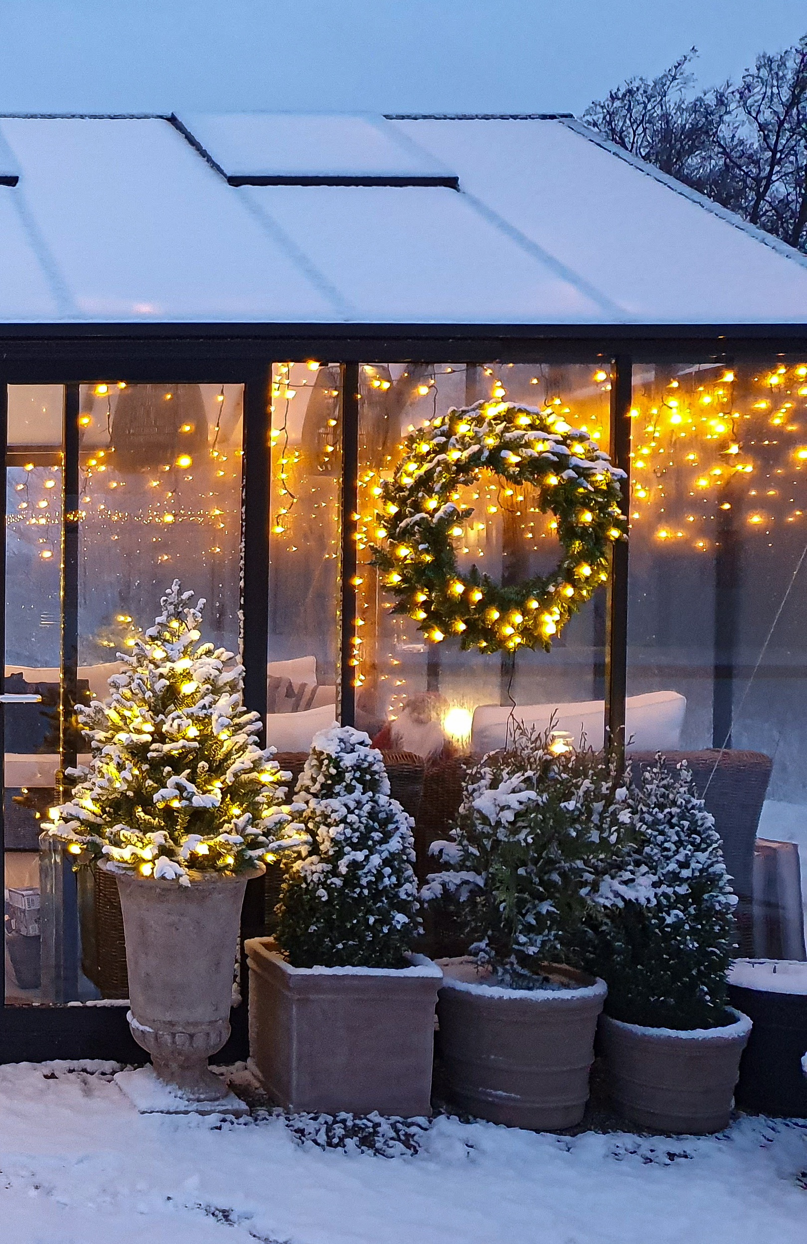 Ljusgardin Golden Warm White - 1,3x2 meter - 9