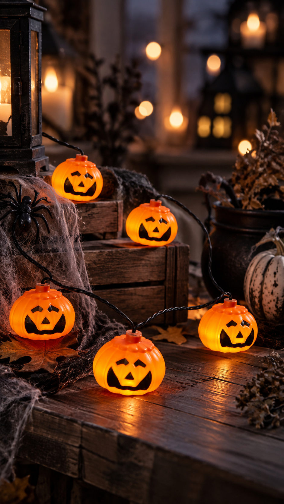 Ljusslinga pumpa - Halloween