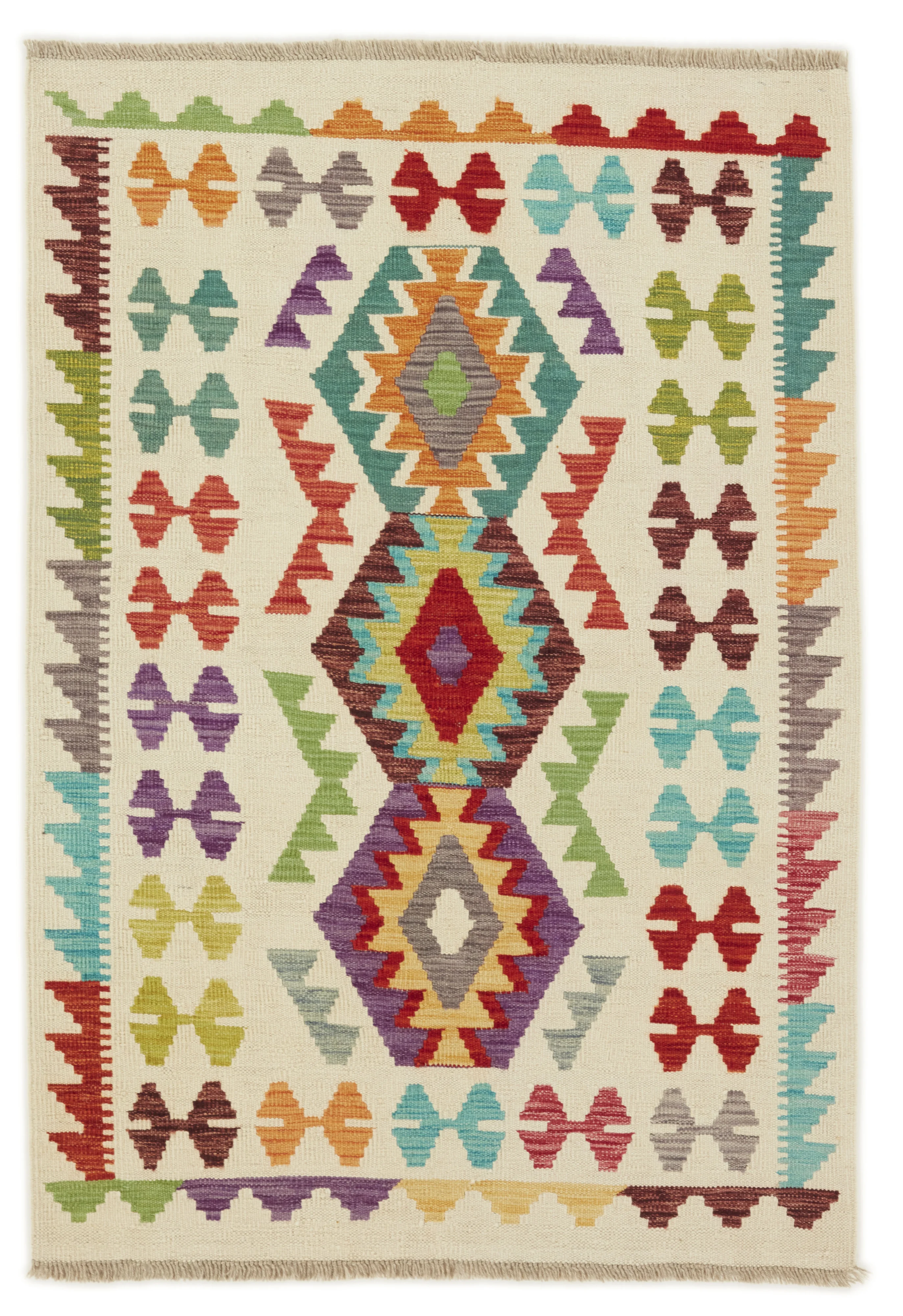   Afghansk Kelim 100 x 149 cm Rek. pris 3 000:-