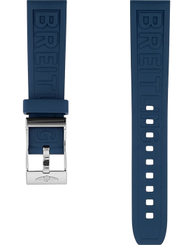 Breitling Diver Pro gummiband blå 20 mm C-spänne