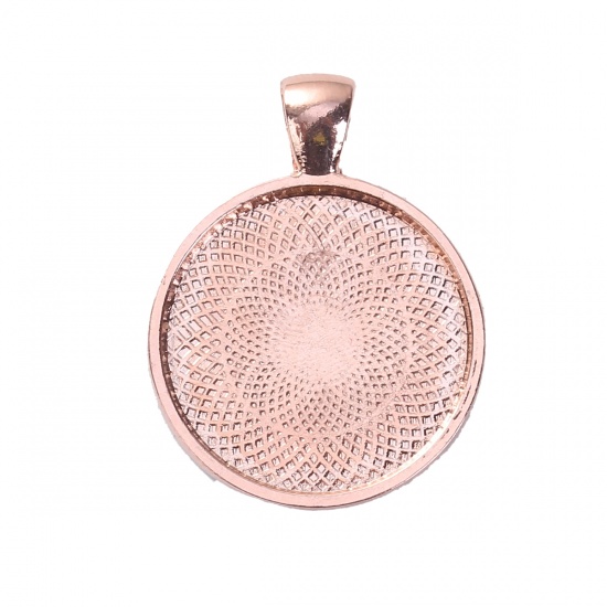 Cabochon Setting  Rose gold, 25mm - 3
