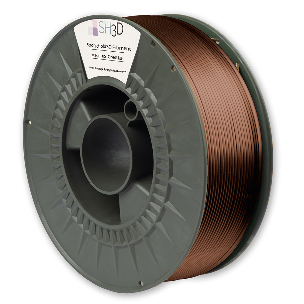 StrongHold PLA SILK filament (1.75mm, 1Kg) - Koppar - 2