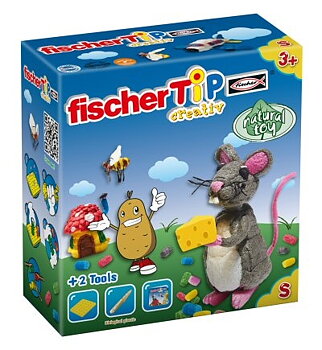 Kartong med Fischer TIP byggbitar