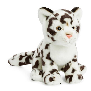 Sneleopard med tøjdyr
