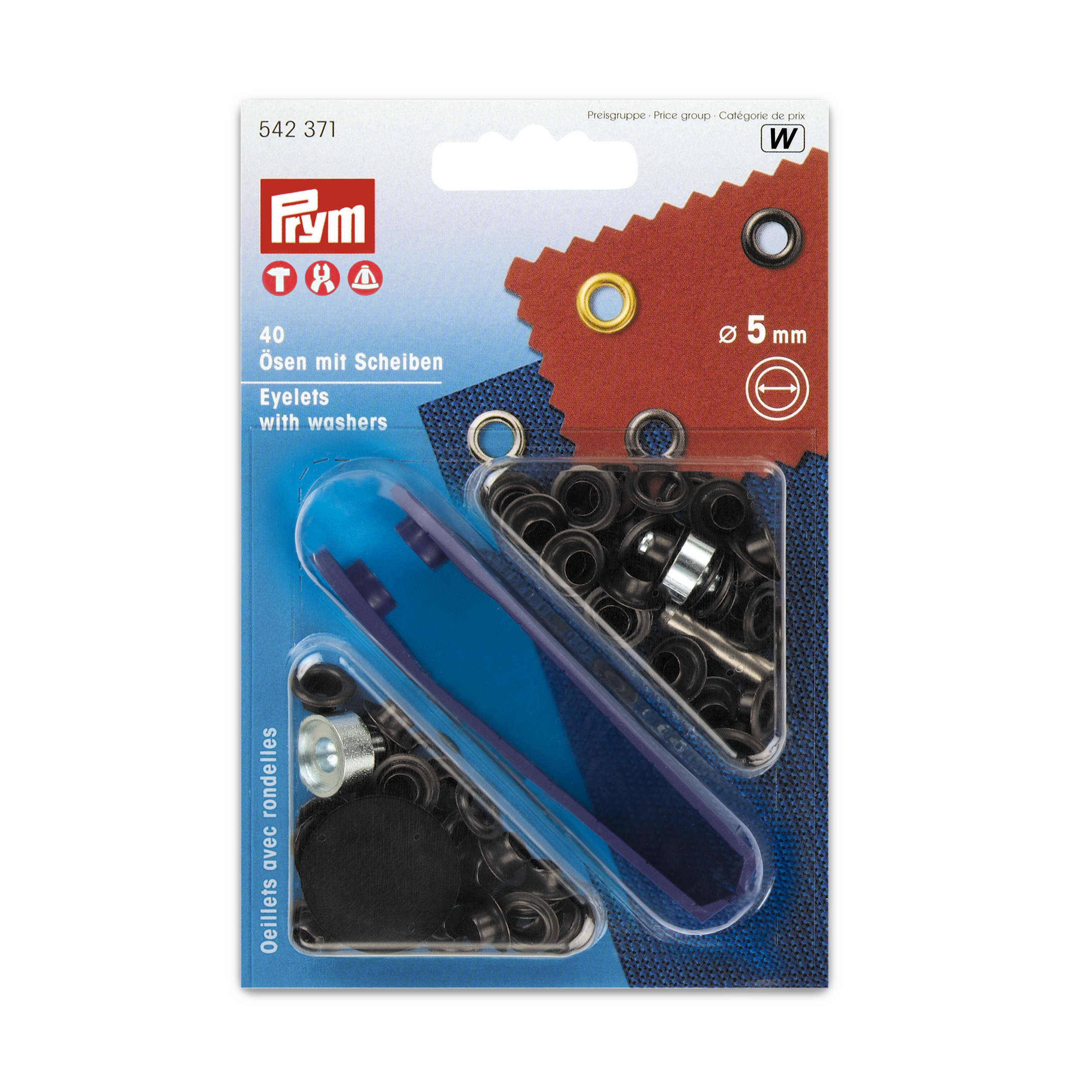 Öljetter med bricka 5mm - 4