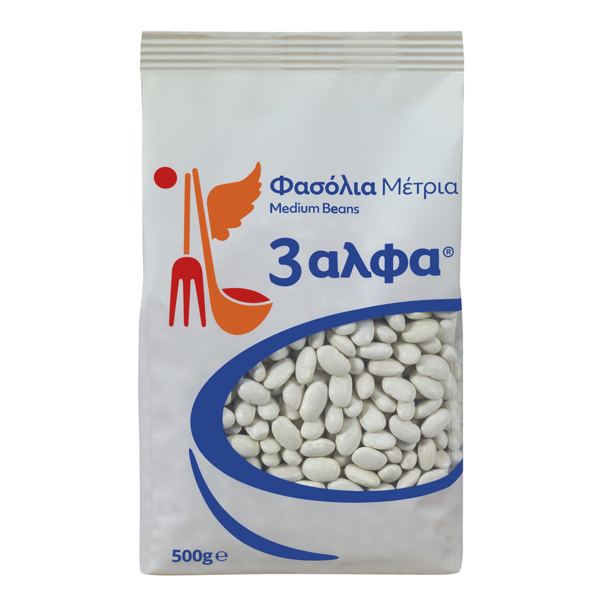 Vita bönor mellan 500g, 3Alfa