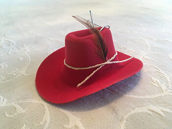Air freshener Cowboyhatt | Röd