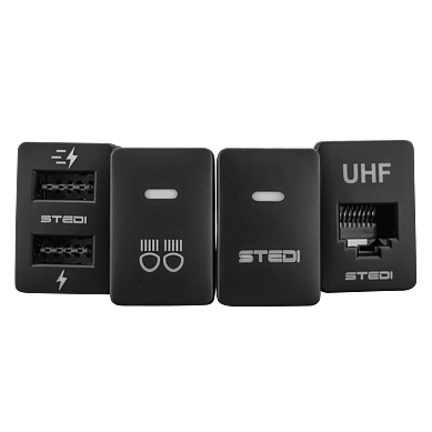 Short Type Push Switches to Suit Mitsubishi