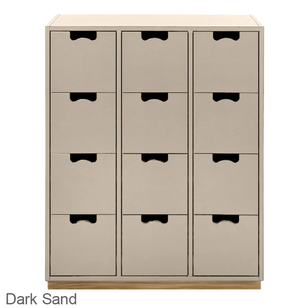 SNÖ/SNOW B - 12 drawer chest - Asplund - 12