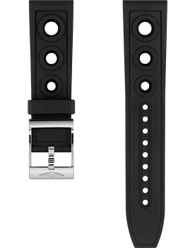 Breitling Ocean Racer gummiband svart 22 mm C-spänne