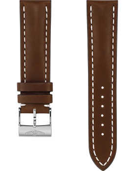 Breitling Novo Nappa Kalvskinn Brun 22 mm C-spänne