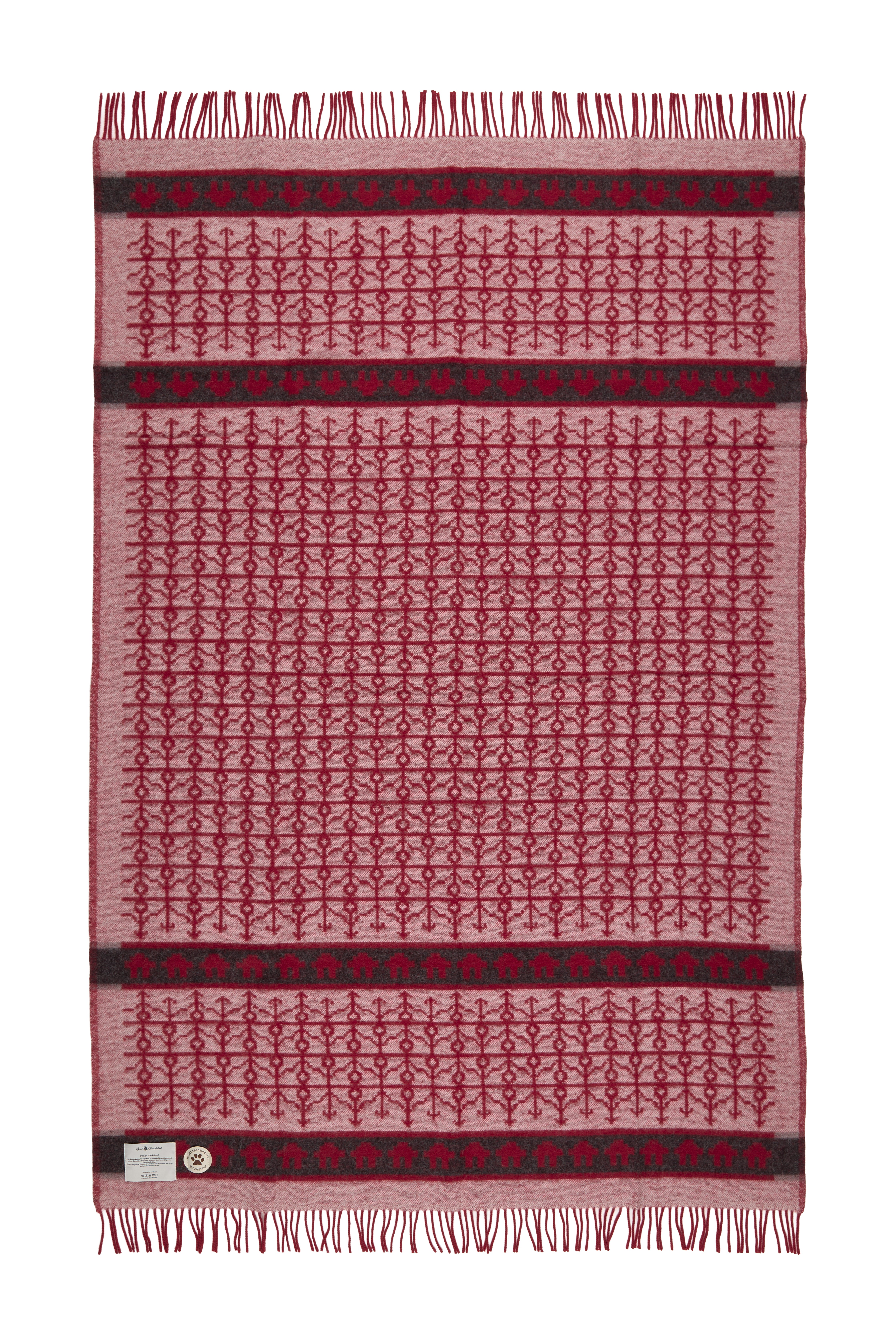 EKSHÄRAD RÖD, WOLLDECKE, 130 x 200 cm - 3